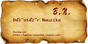 Bástár Nauzika névjegykártya